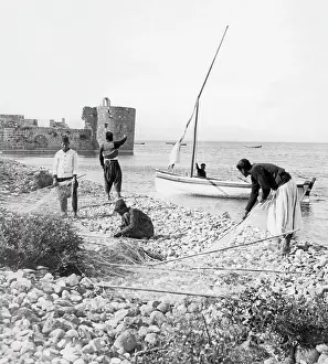 Tiberias: Fishermen in Israel