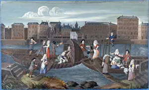Quai: Fishermen and laundresses boats