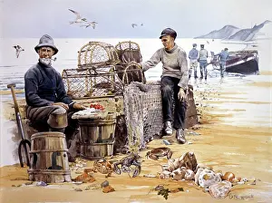 Nautical: Fishermen and lobster pots