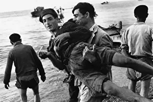 Berets: Fishermen relaxing at Almunecar, Spain