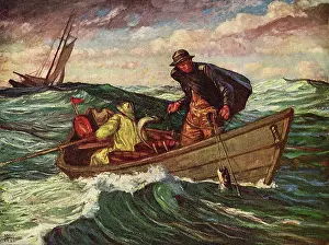 Treks: Fishermen on Small Rowboat
