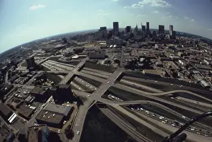 Merging: Fisheye aerial view of the complex concrete ?