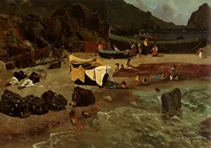 Capri: Fishing Boats at Capri
