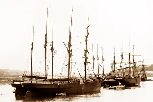 Shaldon: Fishing boats, Shaldon, Devon