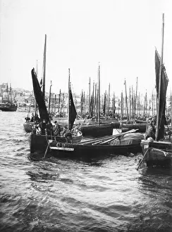 Unfurling: Fishing boats at St Ives, Cornwall