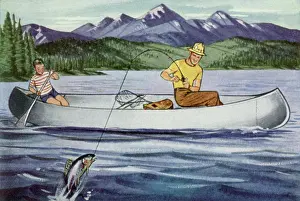 Sculls: Fishing From Canoe
