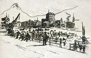 Rogge: Fishing Harbour at Rogge Bay, circa 1910