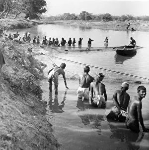 Fishery: Fishing near Purnea, 1936