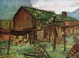 Woodworking: FISHING NETS/NORWAY