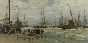 Accent: Fishing Pinks in Breaking Waves