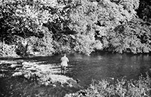 Nidd: Fishing on the River Nidd in the 1930s