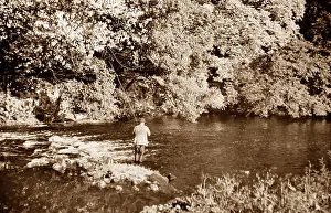 Nidd: Fishing on the River Nidd in the 1930s
