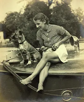 Ros Fraser Collection: Fishing on the Thames