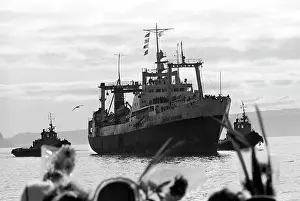 Kamchatka: Fishing trawler, 1984