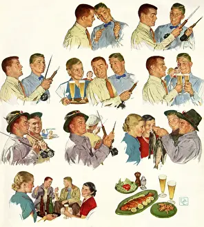 Crockwell: Fishing Trip Sketches