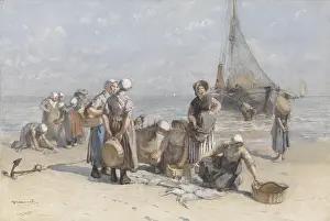 Tides: Fishwives on the Beach at Scheveningen