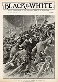 Amongst: Fist fight in the House of Commons