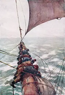 Nautical: Fisting the Mainsail by Arthur Briscoe