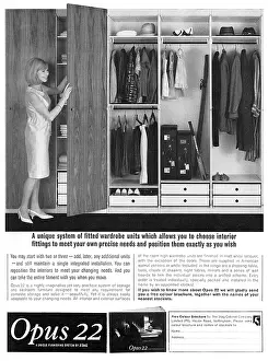 Opus: Fitted wardrobe advertisement, 1965