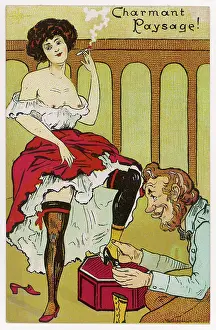 Paysage: FITTING A LADY'S BOOT