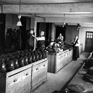 Shirtsleeves: Fitting of Metropolitan Police uniform, south east London