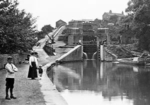 Bingley: Five-Rise Locks, Bingley early 1900s