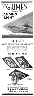 Airwork: F.J.A.Cameron - Grimes Self Retractable Landing Lights