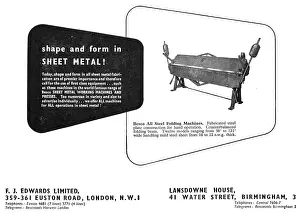 F.j.edwards: F.J.Edwards Machine Tools: BESCO All Steel Folding Machines