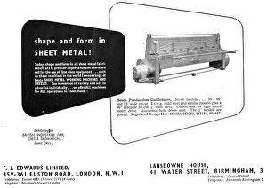Guillotines: F.J.Edwards Machine Tools: BESCO Production Guillotines