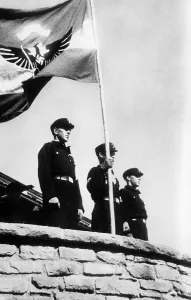 Flagpole: Flag of the Adolf Hitler Schools, 1943