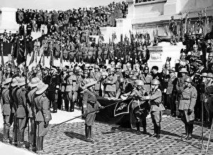 Dedication: Flag ceremony - anniversary of proclamation Italian Empire