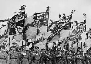 Frontkaempferbund: The flag ceremony of the Stahlhelm