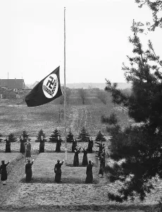 Werder: Flag ceremony at the Women's Labor Service, 1939