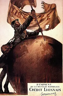 Poilu: Flag put in Earth