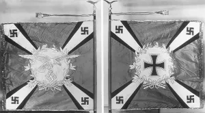 Swastikas: Flag of the newly founded German Luftwaffe, 1936