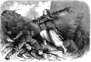 Zouave: The Flag of the Zouaves at Guadalupe
