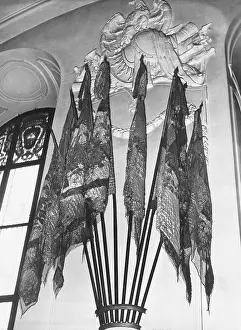Spoils: Flags in the Garnisonkirche in Berlin, around 1930