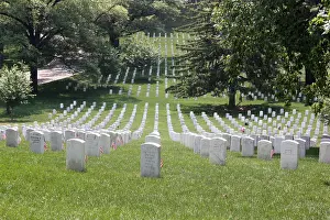 Tombstones: Flags at gravesites in Arlington National ?