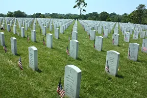 Tombstones: Flags at gravesites in Arlington National ?