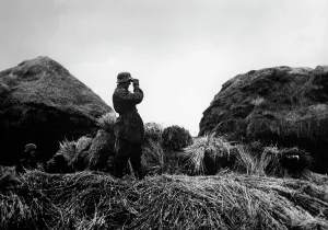 Klaipeda: Flak position of the Luftwaffe in the Memel bridgehead, 1944
