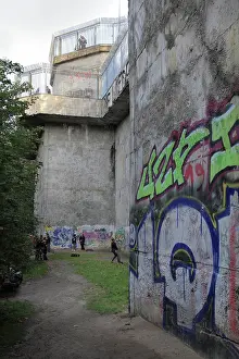 Volkspark: Flak Tower, Humboldthain, Berlin, Germany