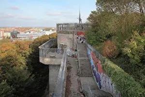 Volkspark: Flak Tower, Humboldthain, Berlin, Germany