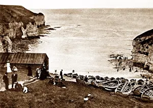 Flamborough: Flamborough beach