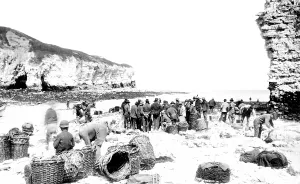 Flamborough: Flamborough, Head, North Landing 1886