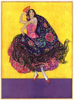 Sweeping: Flamenco Dancer