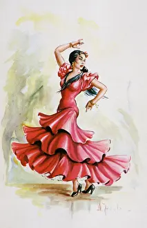 Flamenco: FLAMENCO DANCER