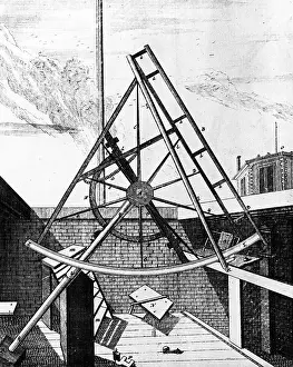 Greenwich: Flamsteed's equatorially mounted sextant fitted