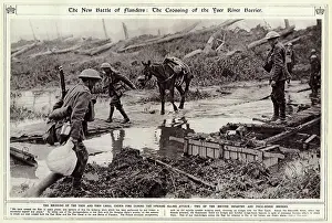 Bridging: Flanders: Crossing of Yser river barrier