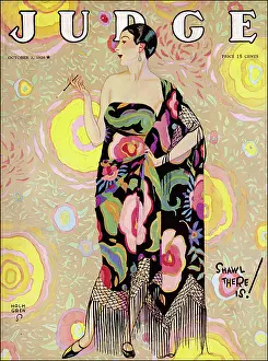 Seductively: FLAPPER IN SHAWL DRESS