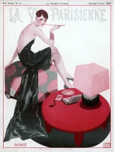 Backless: Flapper Smokes a Ciggie